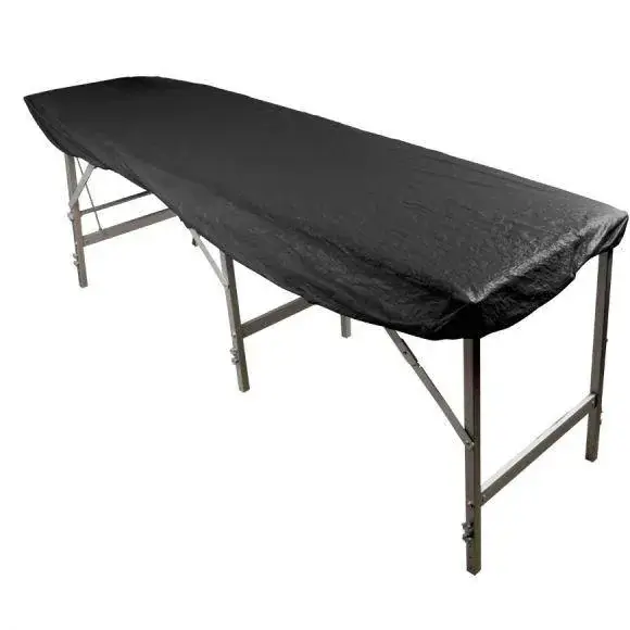 Bed sheet with elastic laminated black piece