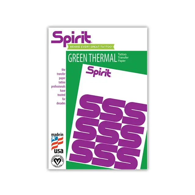 Box of 100 Spirit Green Thermal  for printer / manual
