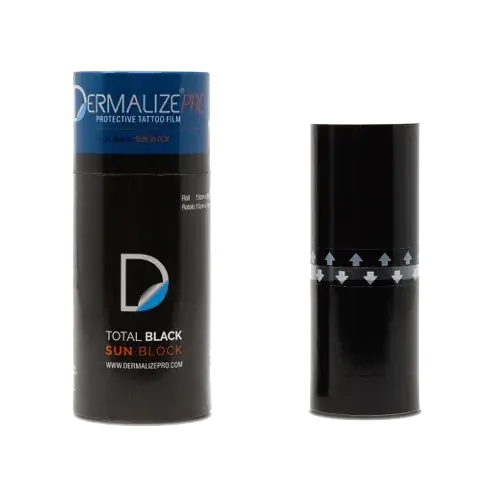DERMALIZE TOTAL BLACK SUN BLOCK ROLL 15 cm X 10 m