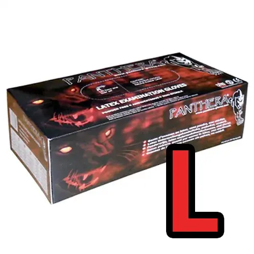 Panthera Latex single use gloves size L