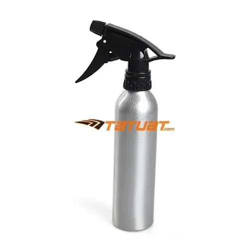 Spray container silver