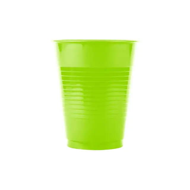Set of 100 disposable cups Light Green